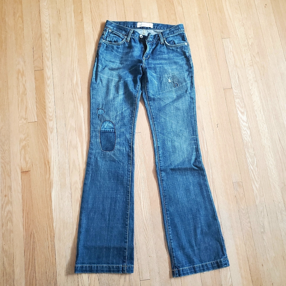 Rare Paper Denim & Cloth Rainbow Stitch Jeans